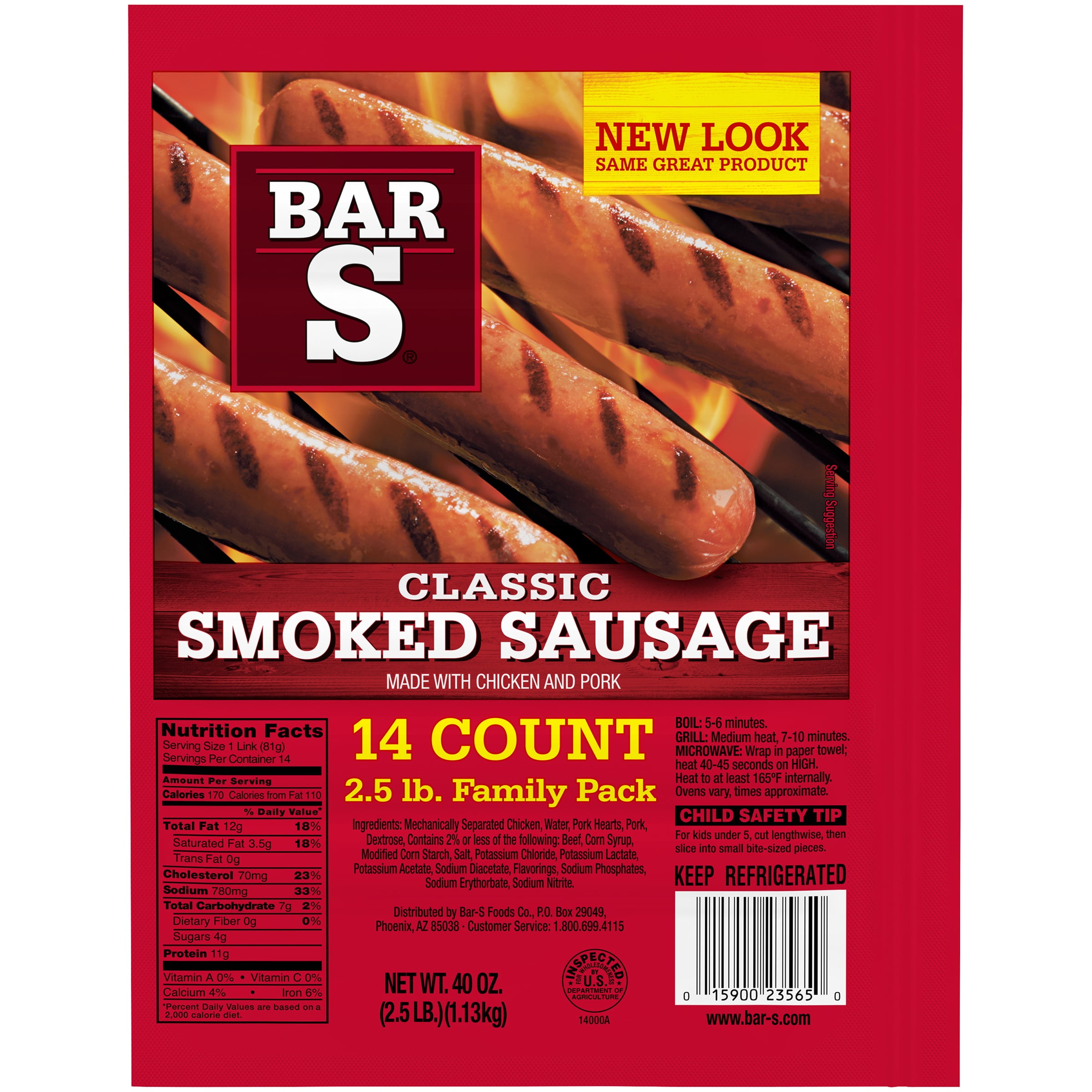 bar-s hot smoked sausage bar-s hot smoked sausage
