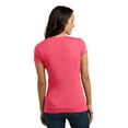thumbnail image 2 of District Juniors Vintage Wash V Neck Tee-XL (Coral), 2 of 6