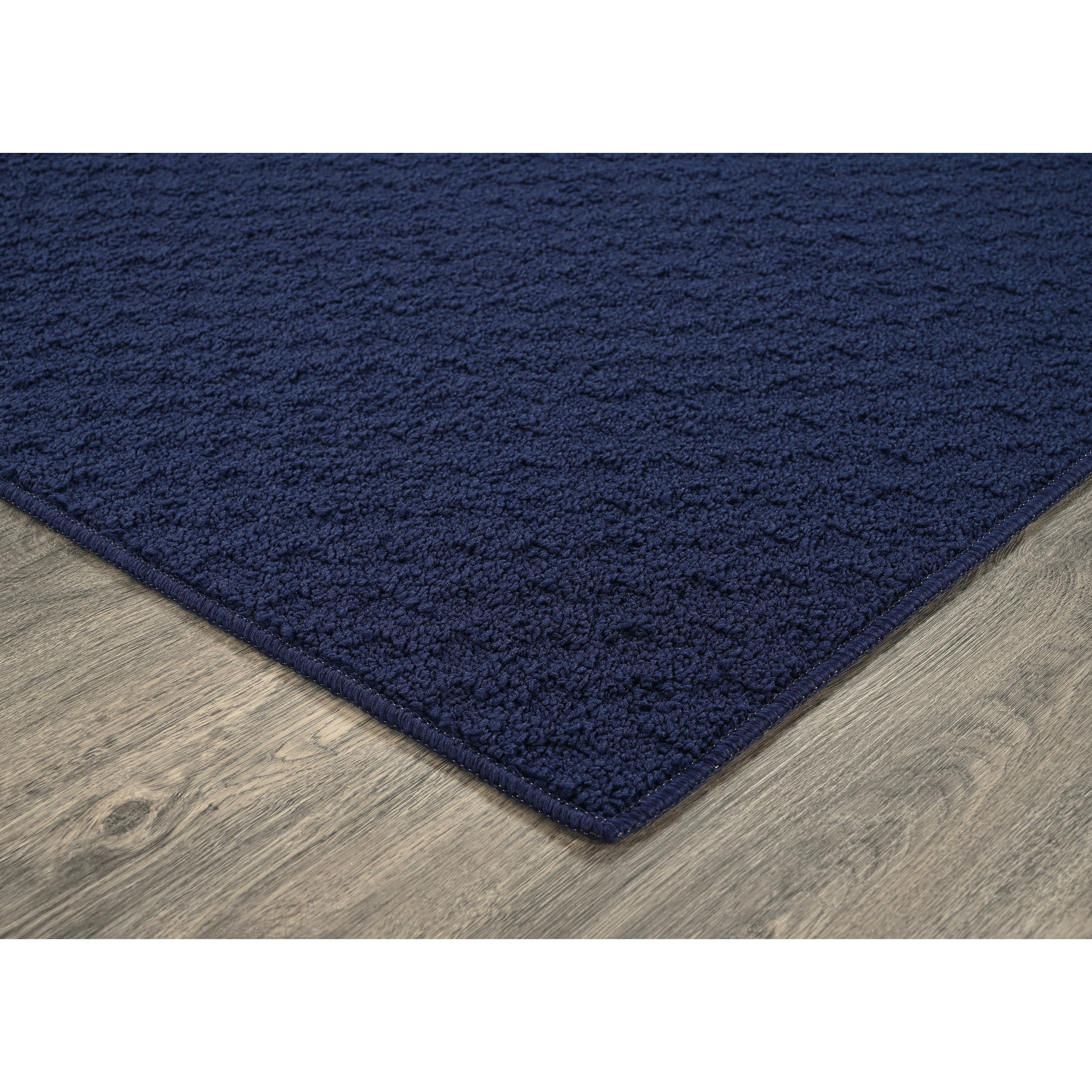 Garland Rug Town Square Polypropylene Navy Indoor Runner Rug, 2' x 8'