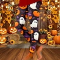 thumbnail image 2 of Fiaer Halloween Womens Leggings Plus Size Pumpkin Skeleton Spooky Slim Fit Yoga Pants Tummy Control Lifting Trousers Black8 XL, 2 of 4