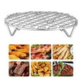 thumbnail image 7 of 2Pcs Round Cooling Rack for Baking Sheet for Versatile Cooking Rack Steamer Rack BBQ, 7 of 7