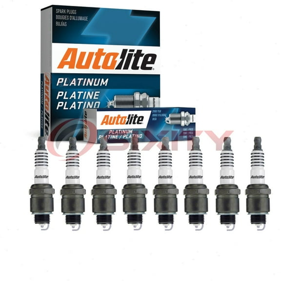 8 pc Autolite AP86 Platinum Spark Plugs for 2292 58 6006 88901023 AR52 Ignition Wire Secondary Fits select: 1968 CHEVROLET CHEVELLE, 1971-1974 OLDSMOBILE CUTLASS SUPREME
