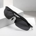 thumbnail image 5 of Scratch Resistant Photochromic Sunglasses Trendy Adjustable Nose Pads UV Protection Polarized Sunglasses Metal Frame Multifunctional Night Vision Glas, 5 of 5