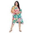 thumbnail image 2 of Oussum Women's Plus Size Kaftan Short Tunic ¾ Sleeve Kimono Caftan Dresses Online, 2 of 8