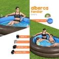 thumbnail image 2 of Alberca Inflable Familiar Bestway Media Luna 231 Cm Café, 2 of 4