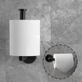 thumbnail image 3 of Portarrollos de papel higiénico negro, soporte de papel higiénico montado en la pared para baño, acero inoxidable Sus 304, soporte de papel higiénico (negro mate) Rojo Verde Cocina, Decoración y Otros, 3 of 5