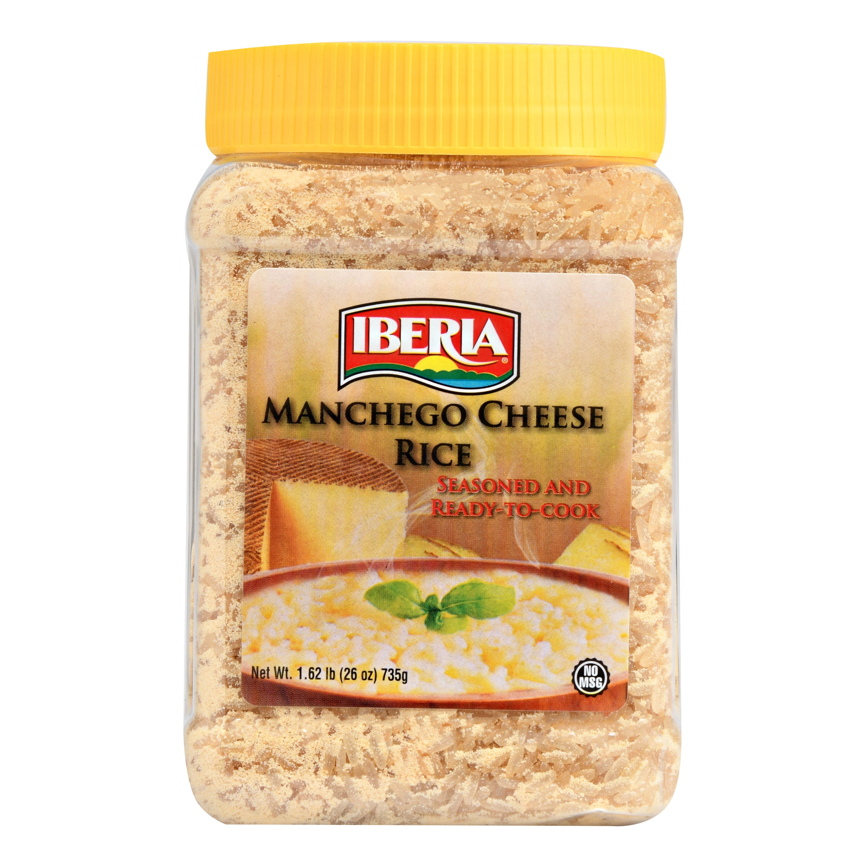 Iberia Manchego Cheese Rice, 1.62 lb. Seasoned and Ready to Cook Rice