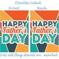 thumbnail image 2 of Happy Fathers Day Love Best Great Dad House Flag 28" x 40" Double Sided Polyester Welcome Yard Garden Flag Banners for Patio Lawn Home Outdoor Decor, 2 of 4