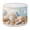 Color 1, variant on Drum Lamp Shade Seamless border beige sea shells stars pebbles Lampshade for Table Lamps Floor Lamps Pendant Light 13"x13"x10" Replacement Linen Large Lamp Shade Easy Assembly