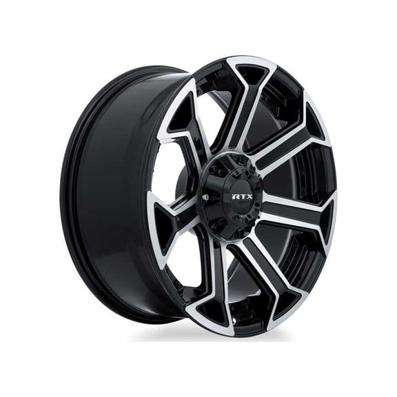 PEAK 20X10 5X127 ET18 CB71.5 GLOSS BLACK MACHINED