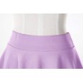 thumbnail image 4 of Women's Basic Flared Casual Mini Skate Skirt Versatile Stretchy, 4 of 7