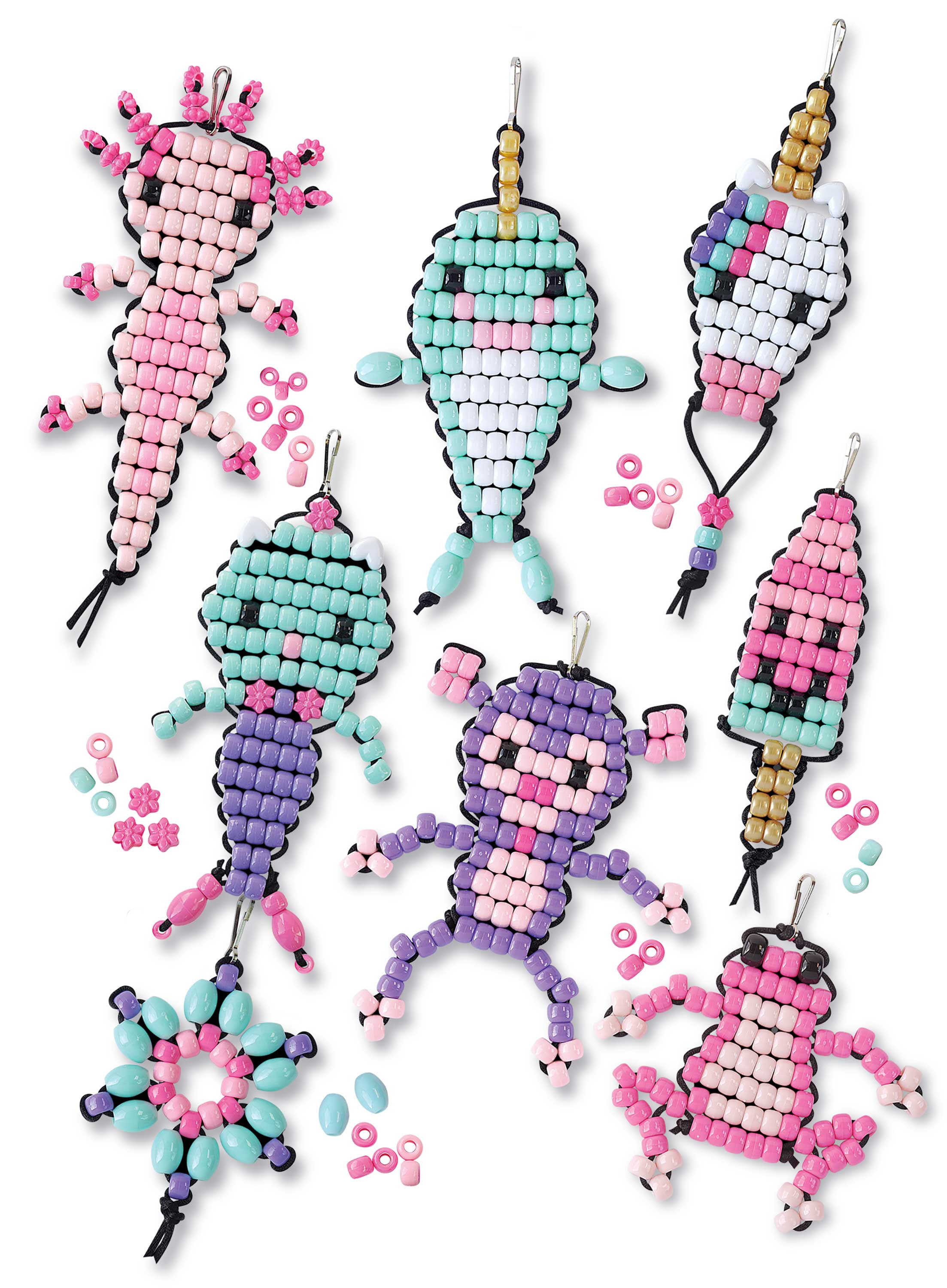 Hello Hobby Bead Buddy Box with Beads and Instructions - Create 8 Unique Designs
