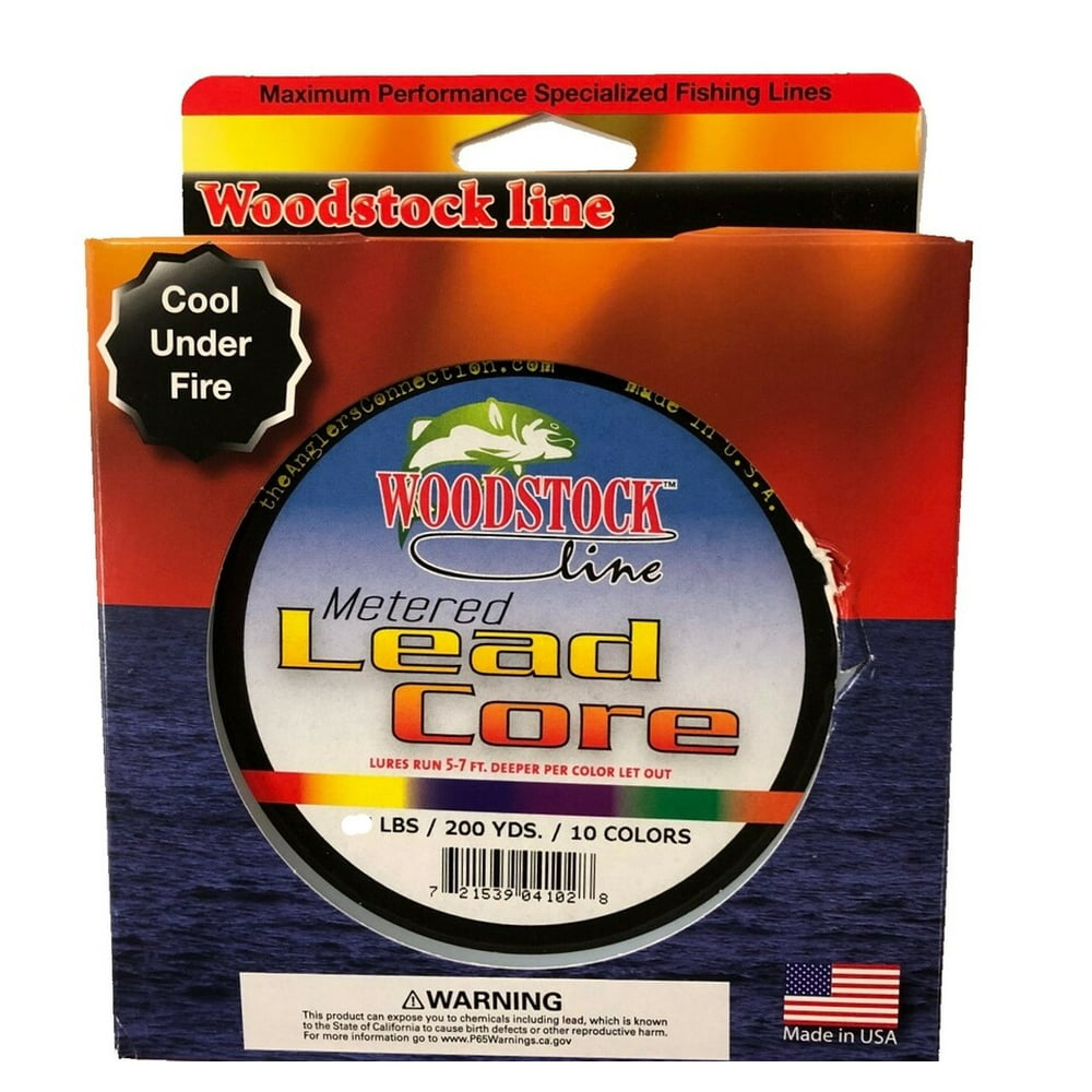 Woodstock 27Lb. Metered Lead Core Fishing Line 200 YD