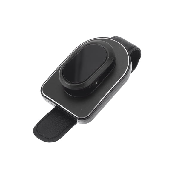 Unique Bargains Car Sunglasses Clip Universal Sun Visor Eyeglasses Holder Clip PU Leather,Alloy Black 10x5cm 1 Pcs