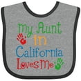 thumbnail image 3 of Inktastic My Aunt in California Loves Me Boys or Girls Baby Bib, 3 of 4