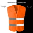 thumbnail image 5 of OGLCCG Reflective Safety Vest for Men Mesh High Visibility Construction Vest Sleeveless Open Front V Nest No Pocket Safety Vest, 5 of 7