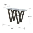 thumbnail image 2 of SEI Garrinston Reclaimed Wood Console Table, 2 of 2