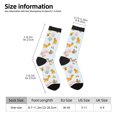 thumbnail image 2 of Hirioo Squirrel In The Forest Pattern Adult Middle Tube Socks Breathable Sock Non-Pilling,Contrasting Color Design, 2 of 6