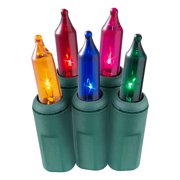 35ct. Multicolor Crafting String Lights with Green Wire by Ashland-Christmas Lights