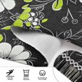thumbnail image 6 of Yayeee Runner Rug for Bedroom 2'x6' Machine Washable Hallway Non Slip Mat, White Flower Pattern, 6 of 8