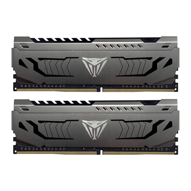 Patriot Viper Steel DDR4 RAM 32GB (2X16GB) 3600MHz CL18 1.35v UDIMM Desktop Gaming Memory Kit Compatible with XMP - PVS432G360C8K