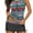 Multi-color, variant on luvamia Women's Beach Sexy Zip Front Swimsuits 2 Pieces Racerback Tankini Set Size 2XL