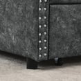 thumbnail image 2 of Button Tufted Elegance & Cozy Foam Padding - Queen Daybed with Storage Drawers, 2 of 4