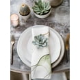 thumbnail image 3 of Cloth Napkins 1 Piece - 20x20 Inches, Marble Sage Green Washable Reusable Table Napkins, Gold White Modern Gradient Ocean Wavy Soft & Absortbent Dining Napkin for Party Wedding Hotel Restaurant, 3 of 8