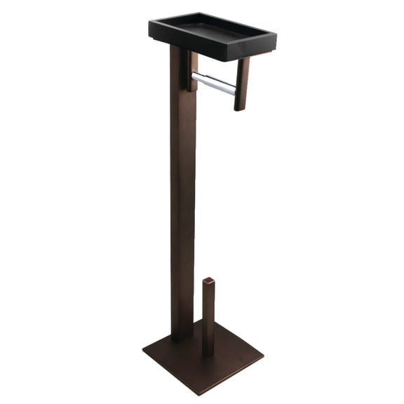 Kingston Brass SCC8505 Freestanding Toilet Paper Holder with Storage Shelf in Oil Rubbed Bronze