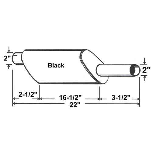Muffler fits John Deere 330 440 430 420 AM3246T