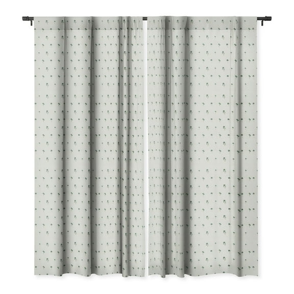 Society6 Holli Zollinger PALMA Single Panel Room Darkening Window Curtain 50" x 96"