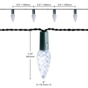 Geeni Indoor/Outdoor C6 String Lights, IP44 Weatherproof, 70 LED Lights (50ft)