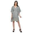 thumbnail image 3 of Moomaya Robe Courte de Caftan de Plage, Robe de Couverture Imprimée, Kaftan pour Femmes, Tenue de Plage, Couverture, 3 of 4