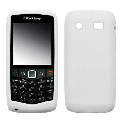 Premium White Soft Silicone Gel Skin Cover Case for BlackBerry Pearl 3G 9100 [Accessory Export