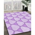 thumbnail image 2 of Ahgly Company Indoor Square Patterned Heliotrope Purple Area Rugs, 7' Square, 2 of 6