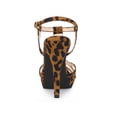 thumbnail image 2 of BLISSFUL STEP Women T Strap Slingback Platform Stiletto Heel Sandals Leopard 8, 2 of 8