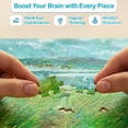 thumbnail image 3 of Ocean Whispers Pink Sky Puzzle 1000 Piece Rectangular Puzzle Tube Gift Jigsaw Puzzle, 3 of 7