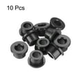 thumbnail image 3 of 10Pcs T Shape Rubber Grommet Mount Dia 16.5mm ID 10mm H 13mm Black Seal Protection Cable Grommets Cable Pipe, 3 of 5