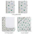thumbnail image 3 of Winter Nights Cotton Flannel Sheet Set, Queen, Holiday Bears, 3 of 6