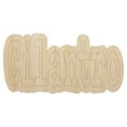 thumbnail image 1 of Cilantro Herb Fun Text Wood Shape Unfinished Piece Cutout Craft DIY Projects - 6.25 Inch Size - 1/8 Inch Thick, 1 of 7