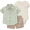 Beige/Green, variant on Baby Boy Outfit Set, 3-Piece, Sizes 0/3-24 Months