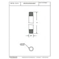 thumbnail image 6 of Westbrass D12119-07 ½” x 19" IPS Brass Pipe Nipple, Satin Nickel, 6 of 6