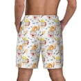 thumbnail image 2 of Lsque Mens Swim Trunks Cute Gnome Summer Pattern - Bathing Suit Compression Liner - Beach Swim Shorts Swimwear - (S-3XL) - Stretch Quick Dry -Medium, 2 of 9