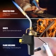 thumbnail image 6 of Propane Torch Head High Intensity Torch Head Trigger Start Gas Torch Map Gas Torch Kit for Propane,Map and Mapp Gas,Mapp Gas Torch,Soldering Torch Kit (Gas Tank Not Included), 6 of 7