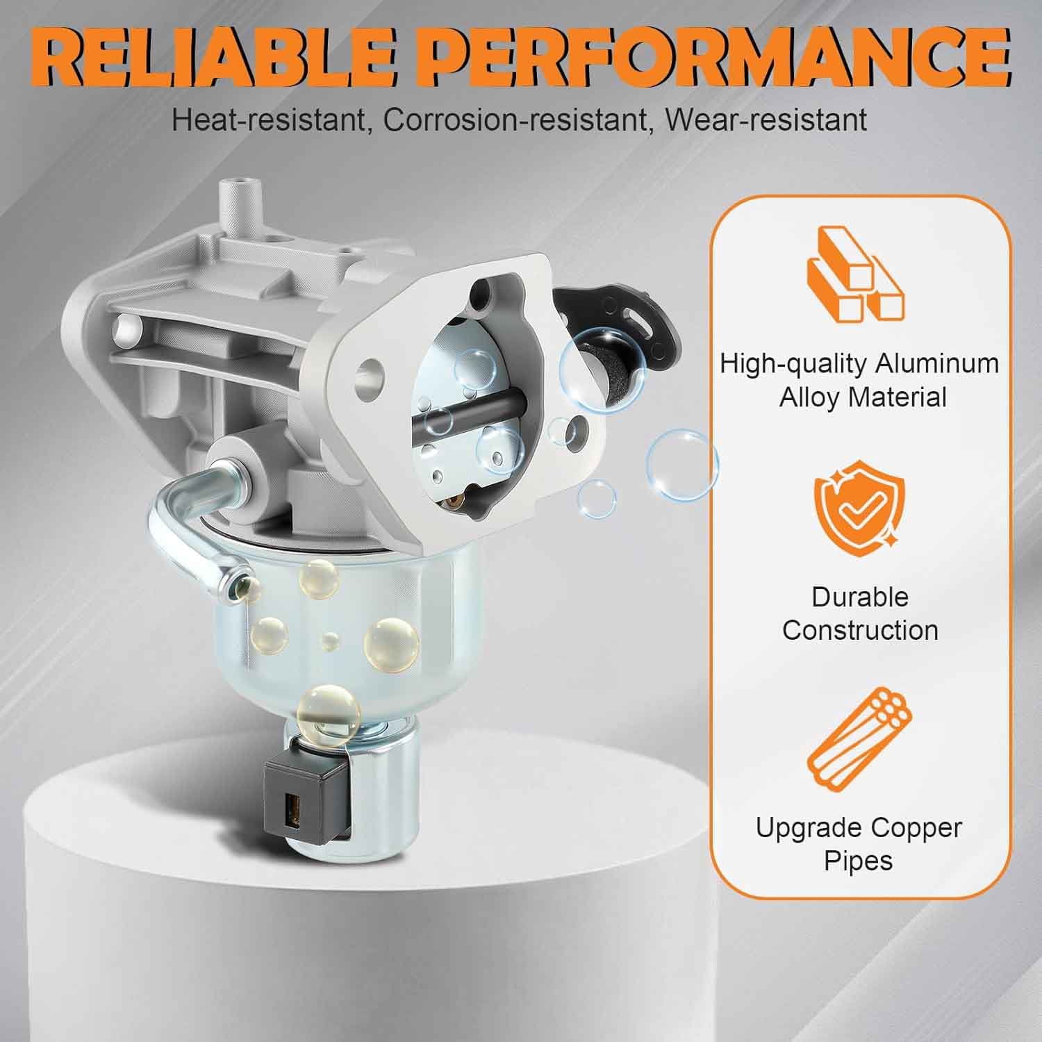 1685321-S Carburetor with Air Filter Tune Up Kit Compatible With Kohler 7000 Series 22HP 23HP 24HP 25HP 26 HP Engine Compatible With Kohler KT725 KT730 KT735 KT740 KT745 Lawn Mower Parts