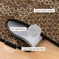 thumbnail image 3 of 2' x 6' Braided Jute Hallway Runner Rug，Non Slip Ultra Thin Washable Low-Pile Carpet for Laundry Room, Farmhouse Modern Mat Runner for Bedroom, Entryway, Hallway, 3 of 10