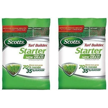 Scotts 21605 Lawn Food for New Grass, 5,000-sq ft Not Sold in Pinellas County, FL 5M Turf Builder Starter, 5,000 sq Two Pack
