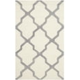 thumbnail image 3 of SAFAVIEH Cambridge Liam Geometric Wool Area Rug, Ivory/Silver, 3' x 5', 3 of 7