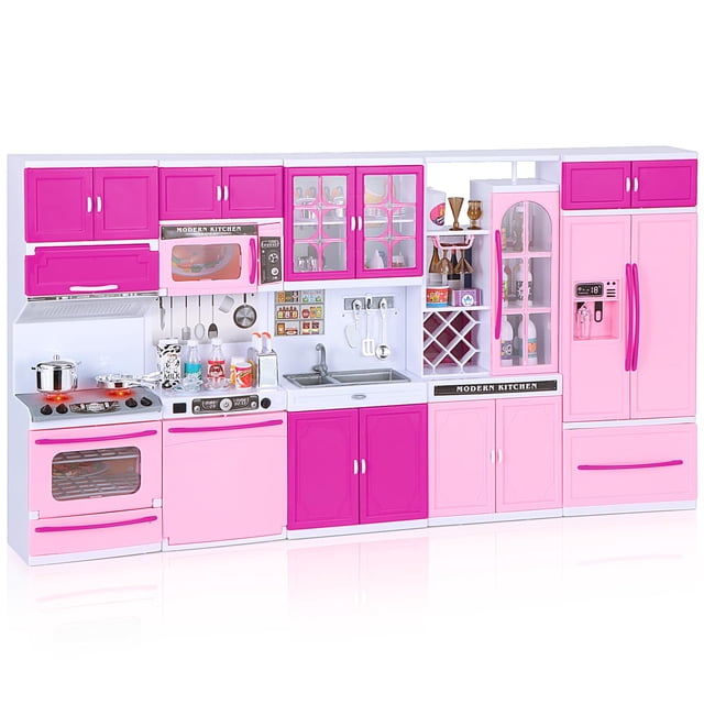 Set de juego Mastom Kitchen, 56 unidades, luces y sonidos para niñas