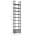 thumbnail image 3 of 10 Tier Narrow Shoe Rack with 2 Bins and a hook, Save Space Slim Shoe Rack for Closet, Entryway, Sturdy Shoe Shelf Shoe Tower, 3 of 3